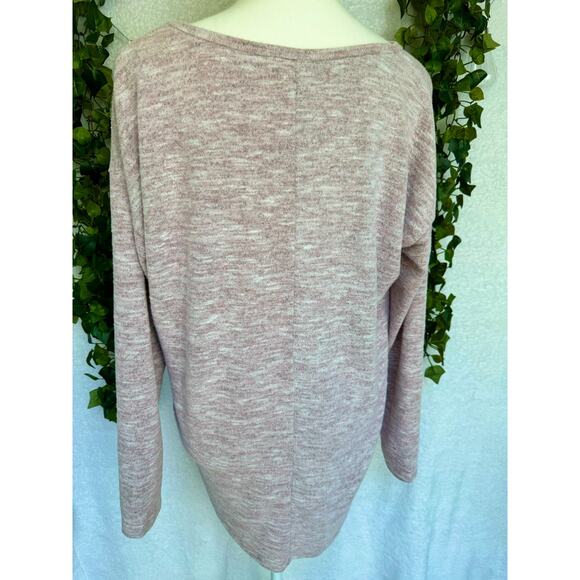 Cupio Blush Light Pink Long Sleeve Sweater Top Women's Large - Picture 8 of 12